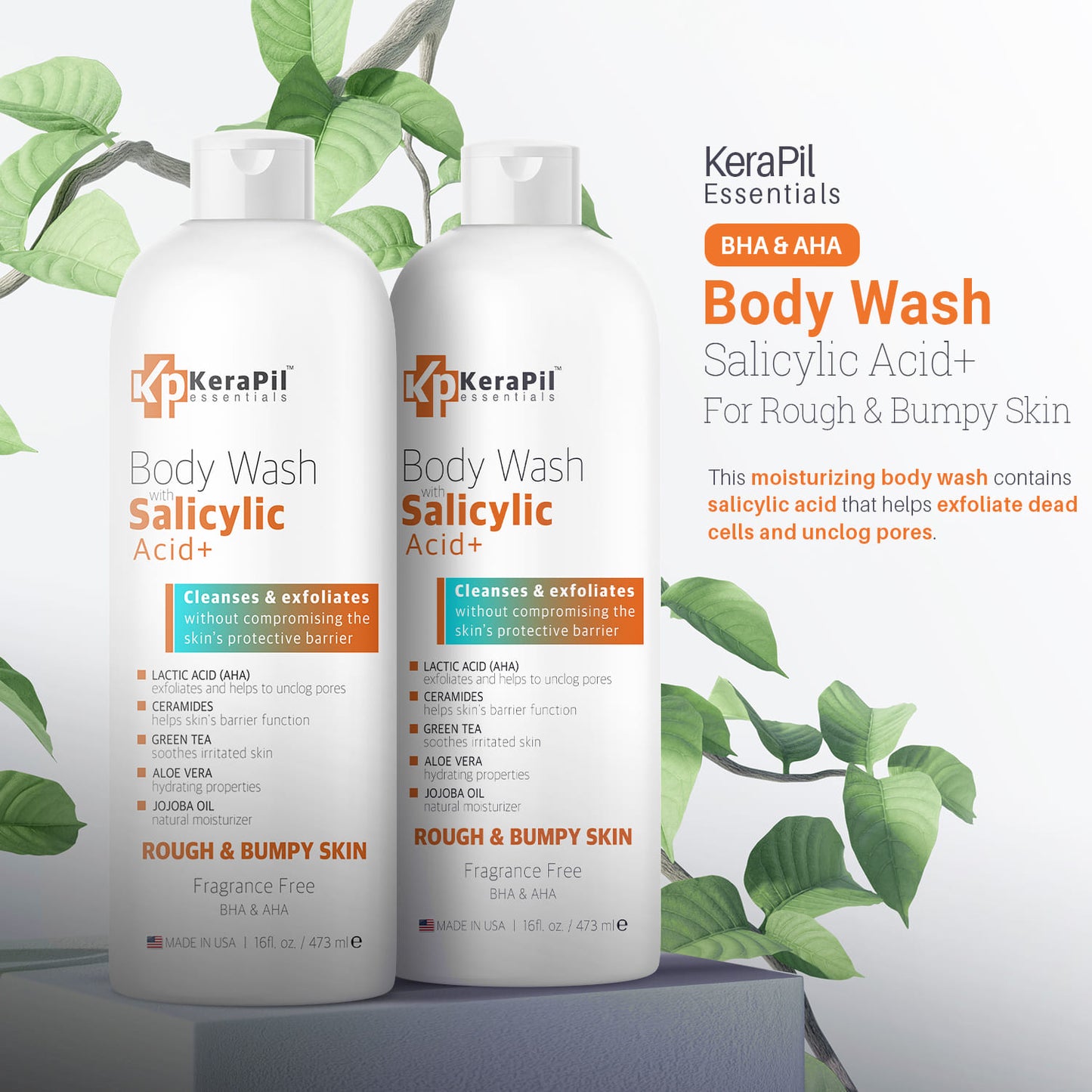 Unscented Salicylic Body Wash